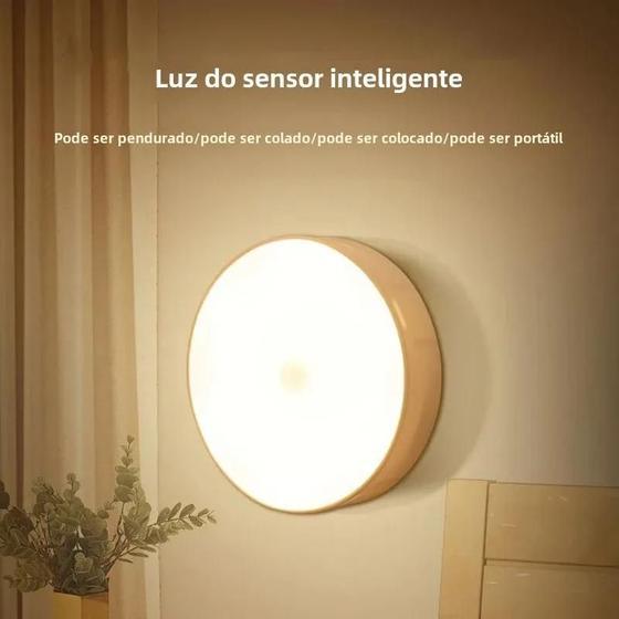 Luz de Led Recarregável Usb Com Sensor de Movimento