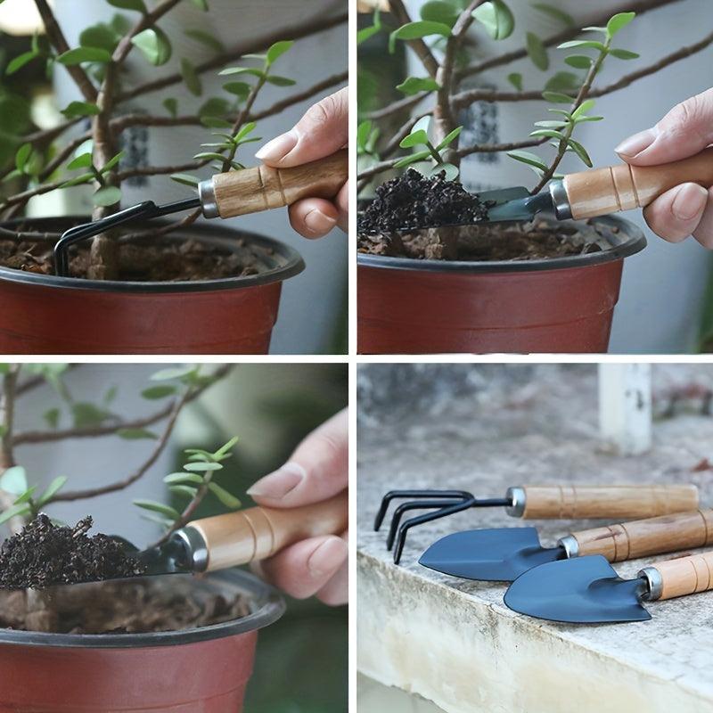 Kit de 3 Ferramentas Para Jardim